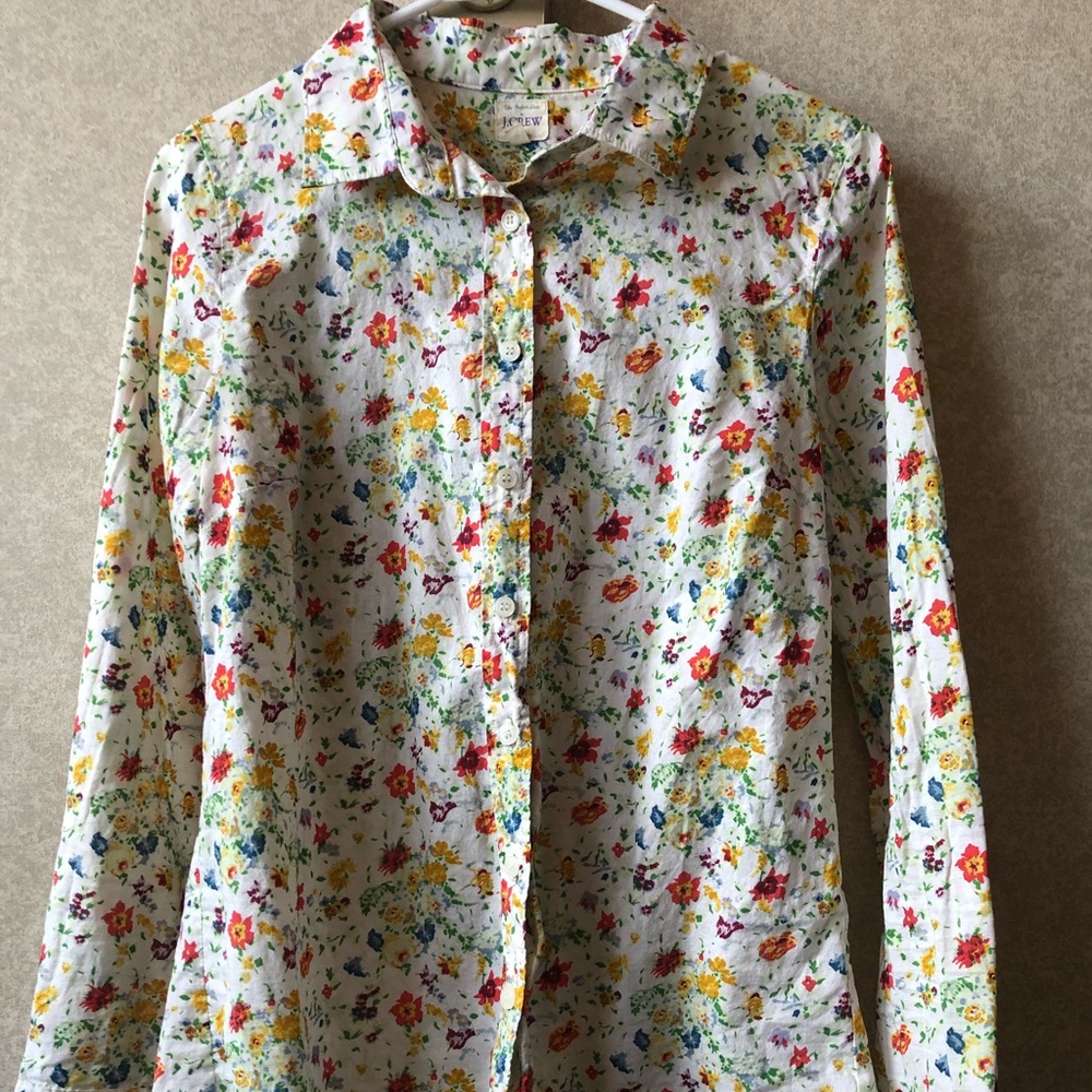 J.Crew button up floral